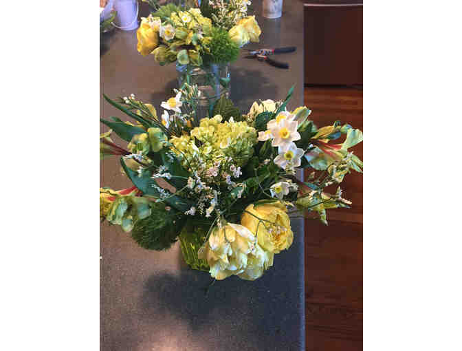 Two Artistic Floral Arrangements