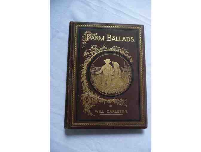 Antique book of Farm Ballads