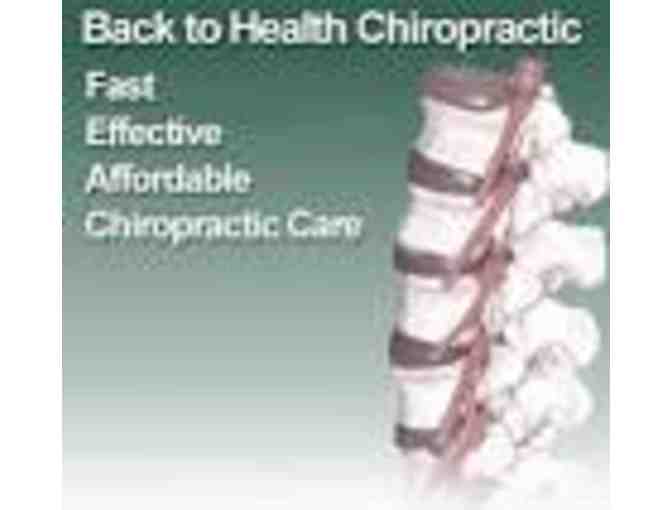 $100 in Chiropractic Services --- Back to Health Chiropractic