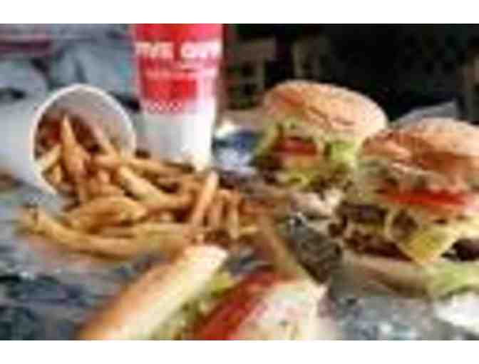 $20 to enjoy Five Guys Burgers and Fries