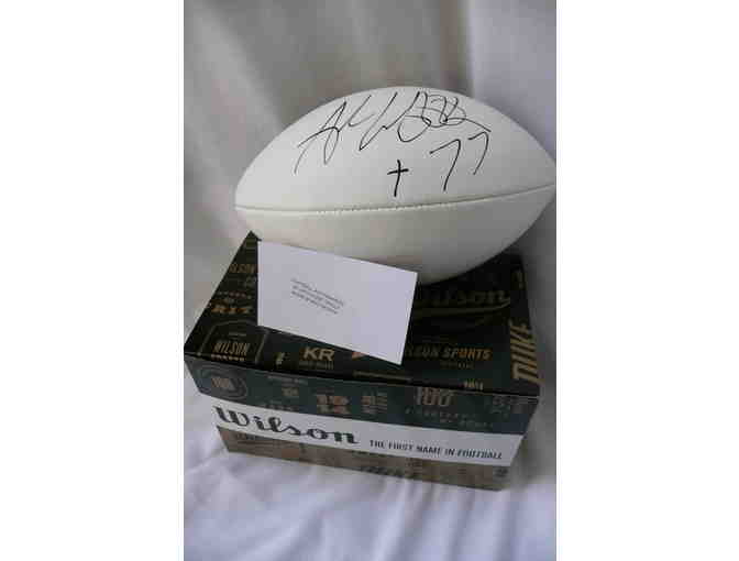 Andrew Whitworth Autographed Football