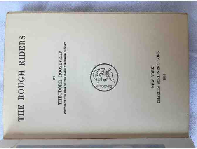 First Edition of Rough Riders by Teddy Roosevelt