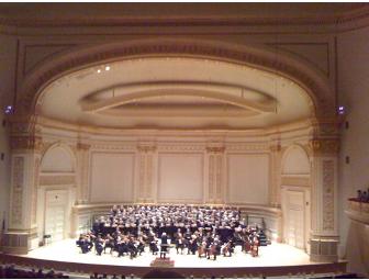 6 tickets to Carnegie Hall Performance of Verdi's Requiem