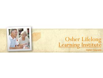 Osher Lifelong Learning Institute at UNM Course and membership and goodie bag