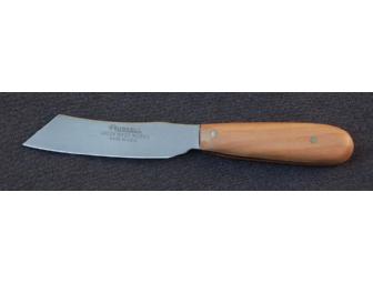 Rusell Green River Works Pacific Patch Paring Knife, with Hand-milled NM Plum wood handle