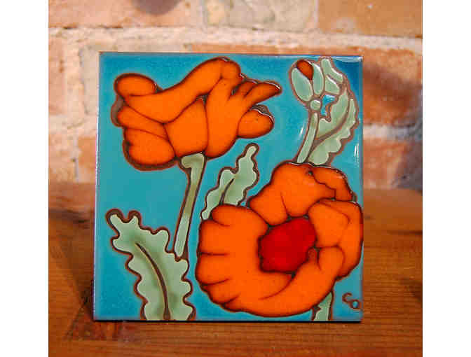 Desert Flora Coasters/Trivets: Set of 3 (6'x6') by Carly Quinn
