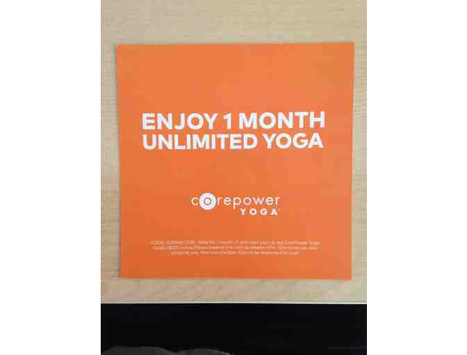 1 Month of Unlimited Yoga at CorePower Yoga