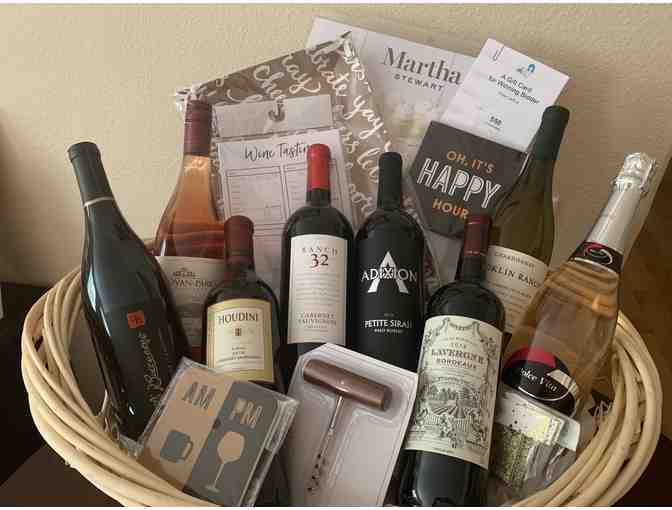 Wine & Cupcakes Basket