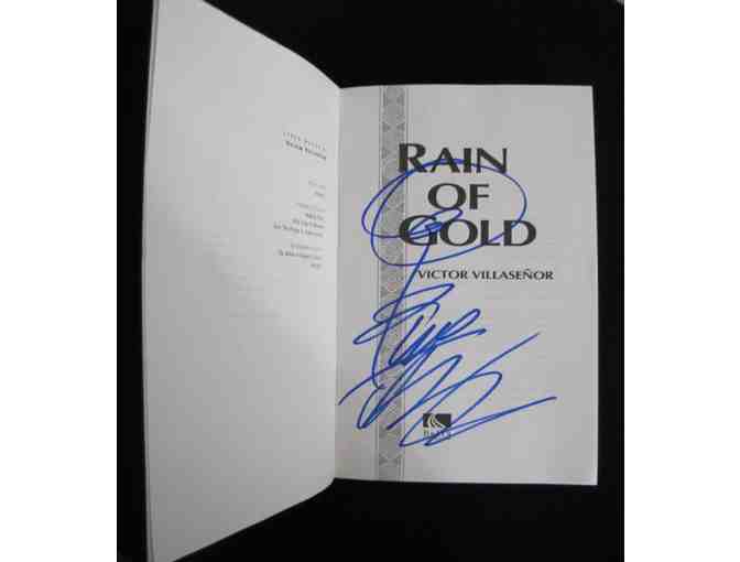 'Rain of Gold' Autographed book by Victor Villasenor