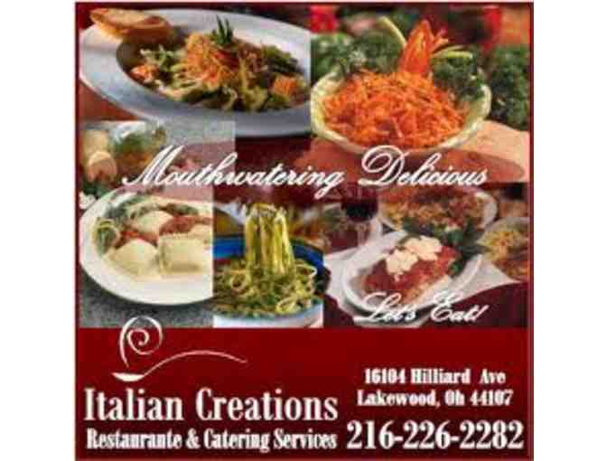 Italian Creations $50 Gift Certificate