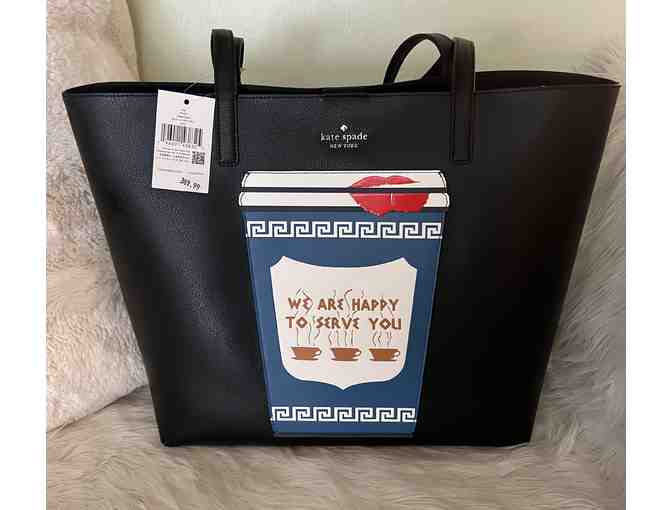 Kate Spade Black Leather Tote - Photo 1