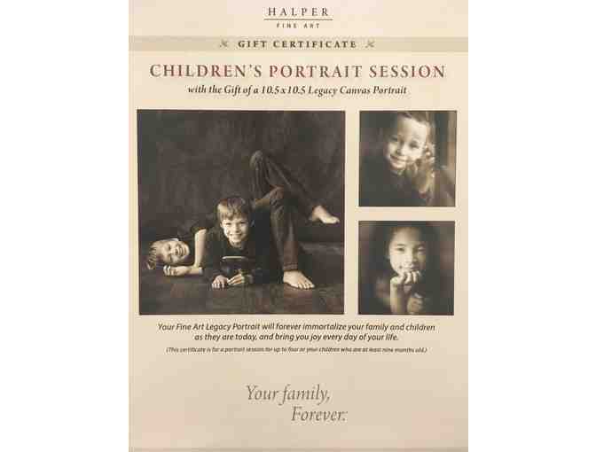 Children's Portrait Session Gift Certificate