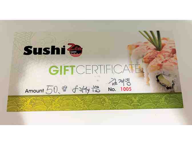 Zena Sushi- $50 Gift Certificate