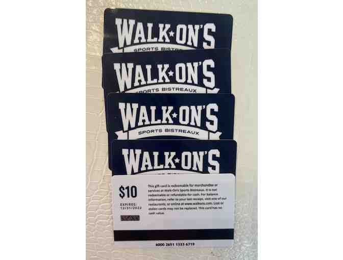 Walk On's Sports Bistreaux- $50 in Gift Cards