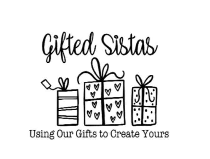 Gifted Sistas- Personalized Red Blanket