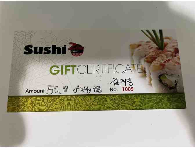 Zena Sushi- $50 Gift Certificate
