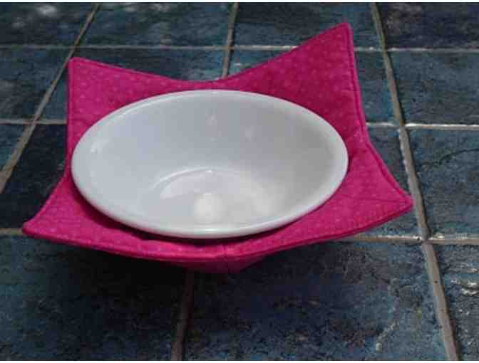 Handmade Bowl Cozies for Microwave (Set of 2) - Hot Pink