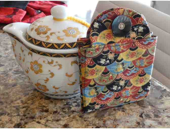 Handmade Tea Bag Wallet - Multicolored