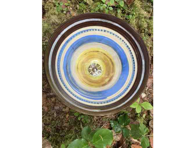 Maris Karlsons Ceramic Works - Beautiful Striped Ceramic Bowl