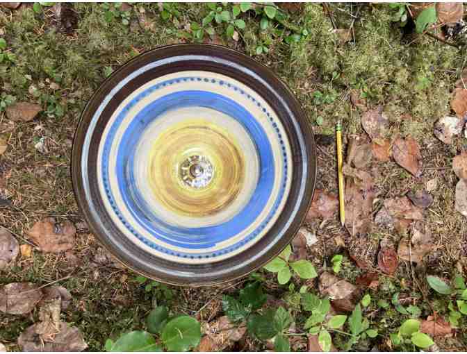 Maris Karlsons Ceramic Works - Beautiful Striped Ceramic Bowl