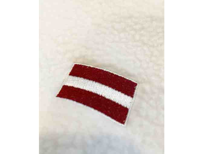 Cutter & Buck Cascade Eco Sherpa Fleece with Latvian Flag detail (Mens/Womens)