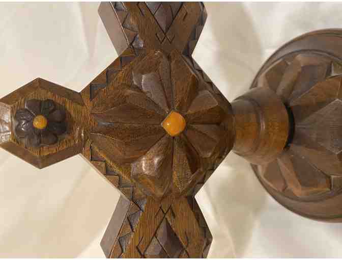 Wooden Candelabra from Latvia