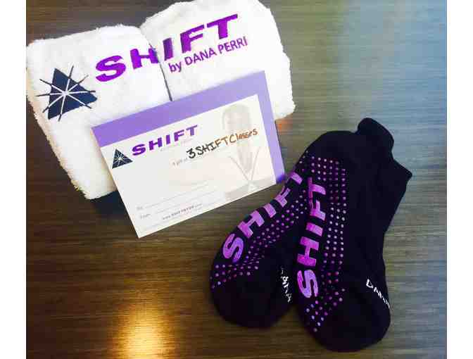 Shift by Dana Perri - 3 Classes, Towel & Socks