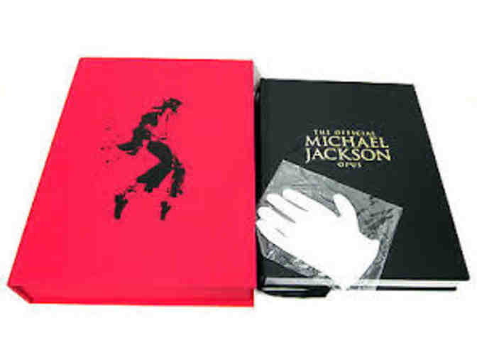 The Official Michael Jackson OPUS (Leather Bound) + Assortment of MJ Books, CDs, & DVD