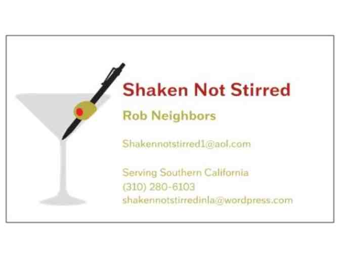 4 Hours of Bartending Service by Shaken Not Stirred
