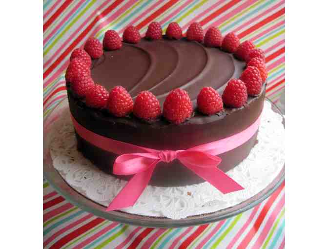 Homemade Chocolate Raspberry Torte Cake