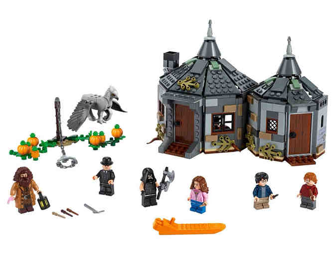Two Lego Sets: Hagrid's Hut: Buckbeak's Rescue and Dragon Stone Shrine