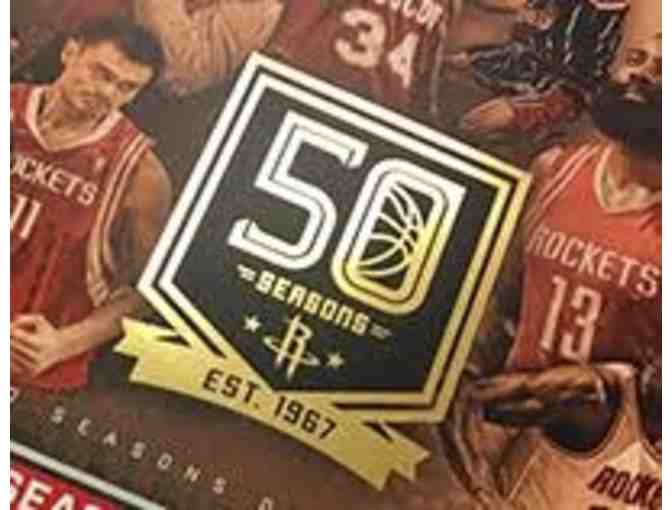 Houston Rockets 50th Anniversary Team Poster