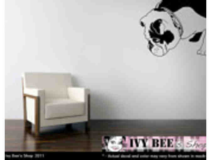 Ivy Bee Vinyl Bulldog Decals