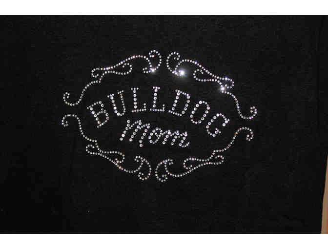 Sparkly Bulldog Mom' TShirt - Size Small