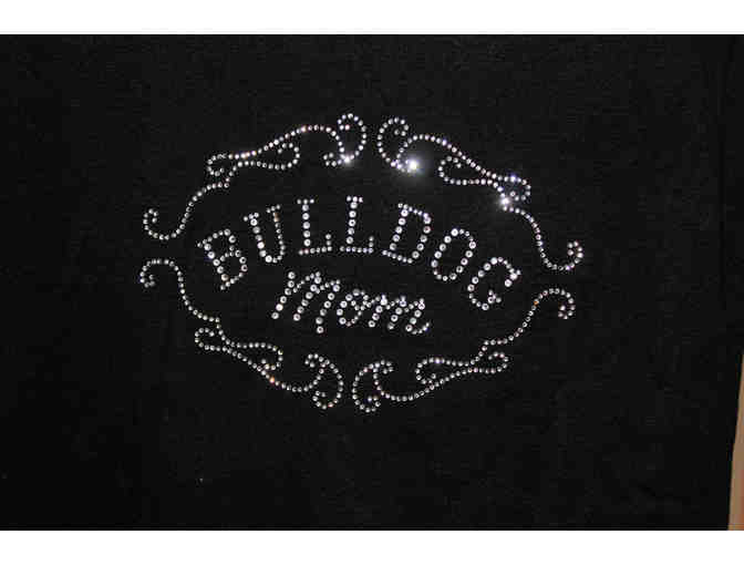 Sparkly Bulldog Mom' TShirt - Size Medium