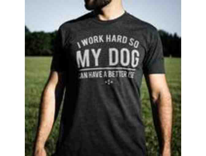 'Dog Dad' Hats - 'I work hard.....' tee - Dog Bandanna from Wags & Weights