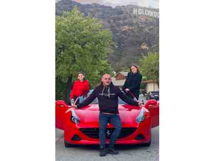 30 min Ferrari driving tour in Hollywood
