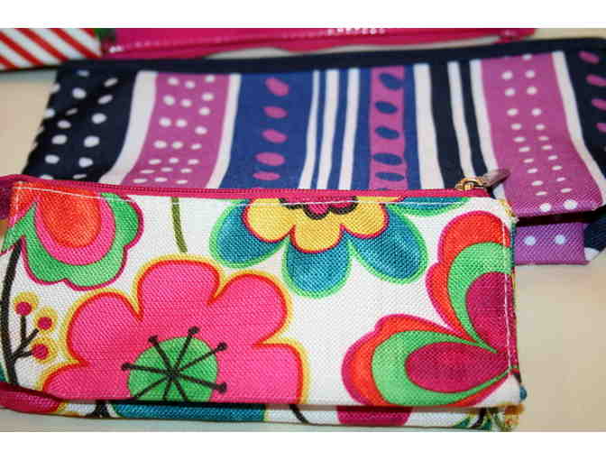 Set of Six Assorted Cosmetic Travel Bags