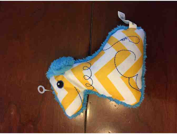 Pet My Wiener Gift Certificate Blue and Yellow Gift Basket