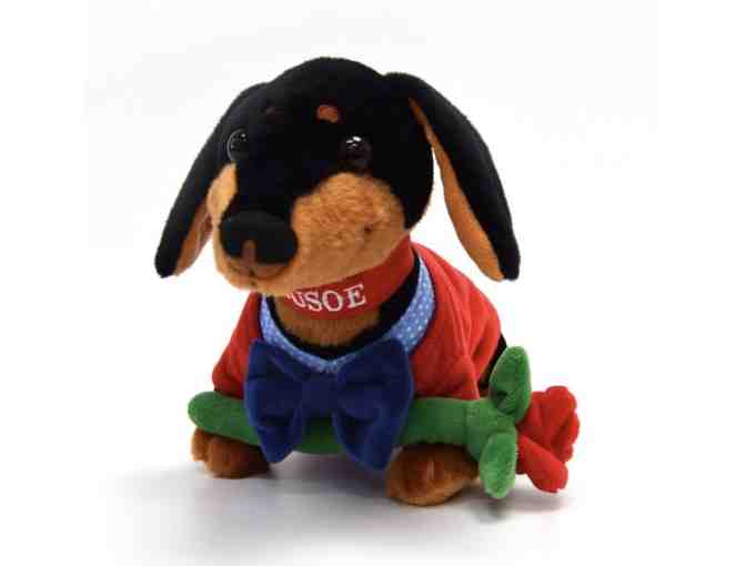 Crusoe the Celebrity Dachshund Book and Crusoe Plush Doxie