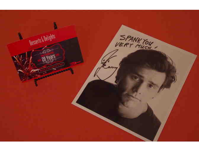 Jim Carrey Autographed Photo, Two admit 2 passes to Comedy Works
