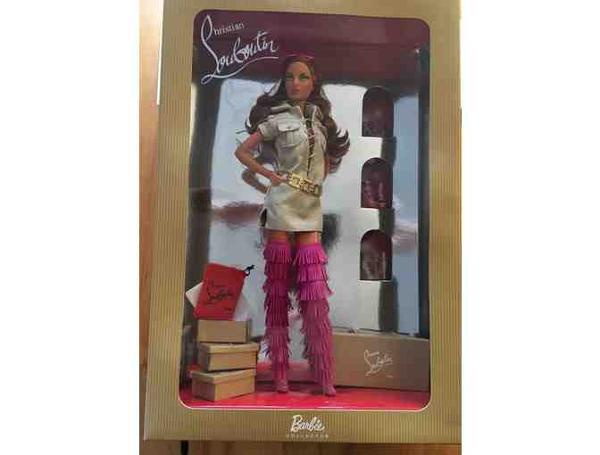 005. Barbie Collectible - wearing Christian Louboutin High Top boots.