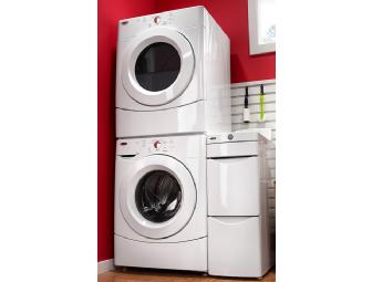 B.) Amana 'Tandem' Front Loading Washer & Dryer (Free Shipping)