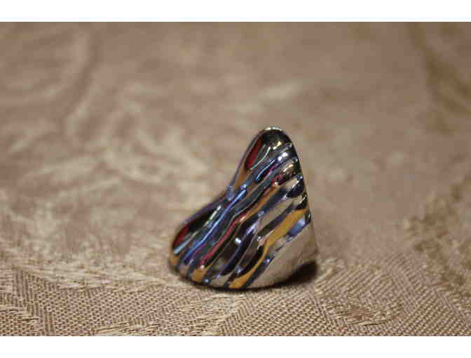 Artistic Gold and Silver Ring