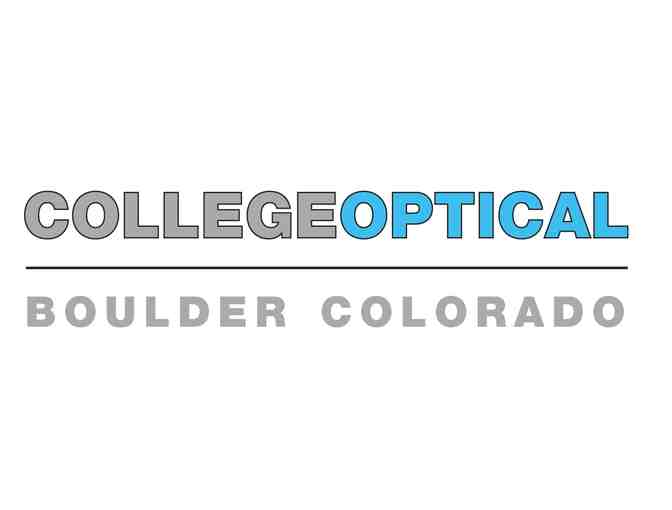 College Optical vision exam, glasses, and contact lens prescription in Boulder, Colorado