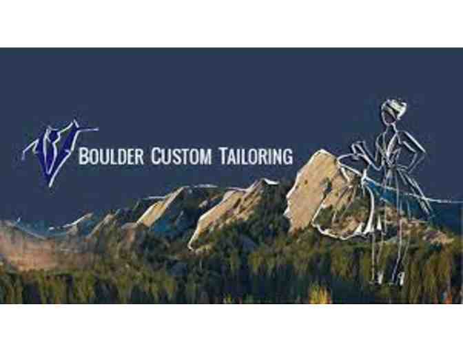 Boulder Custom Tailor tailoring services