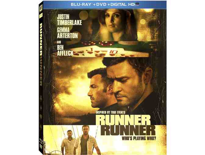 'Runner Runner' Blu-ray DVD and Poster