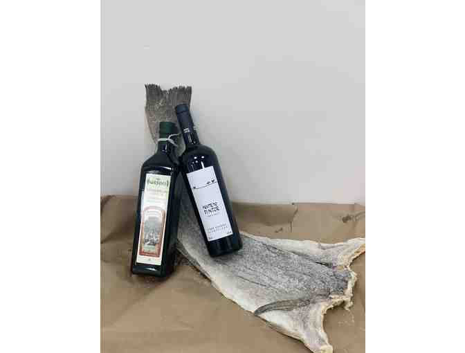 Salted Codfish, Wine and Olive Oil Set (LOT 1)