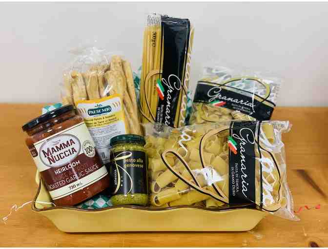 Collection of Granaria Pastas and Sauces with a Ceramic Tray