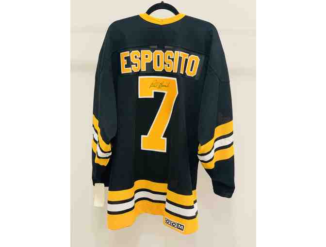 Phil Esposito Signed Boston Bruins Vintage Jersey